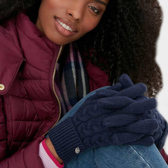 Elena Gloves French Navy