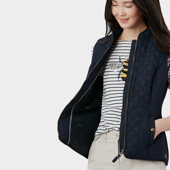 Womens Minx Gilet Marine Navy