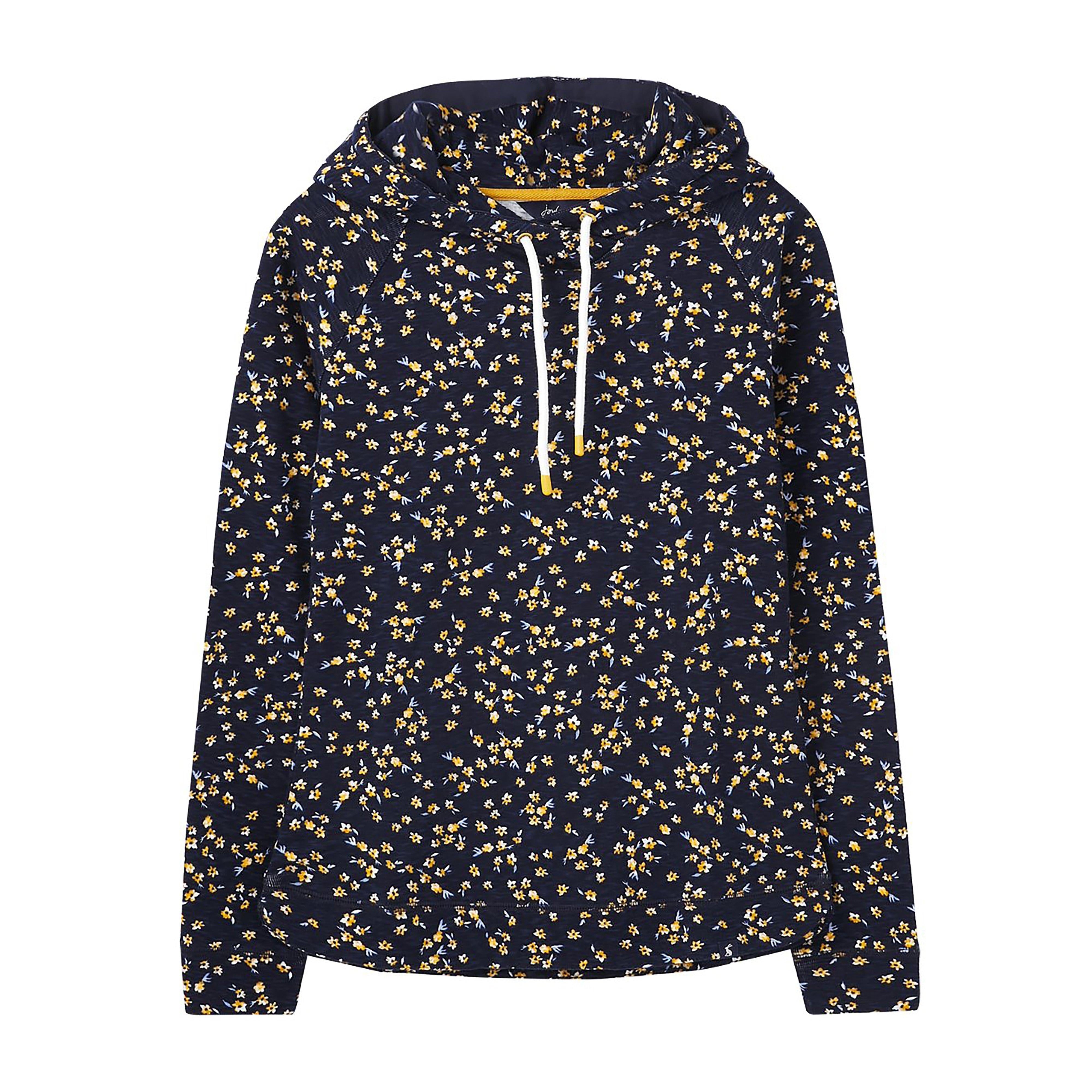 Womens Marlston Print Hoody Navy Ditsy