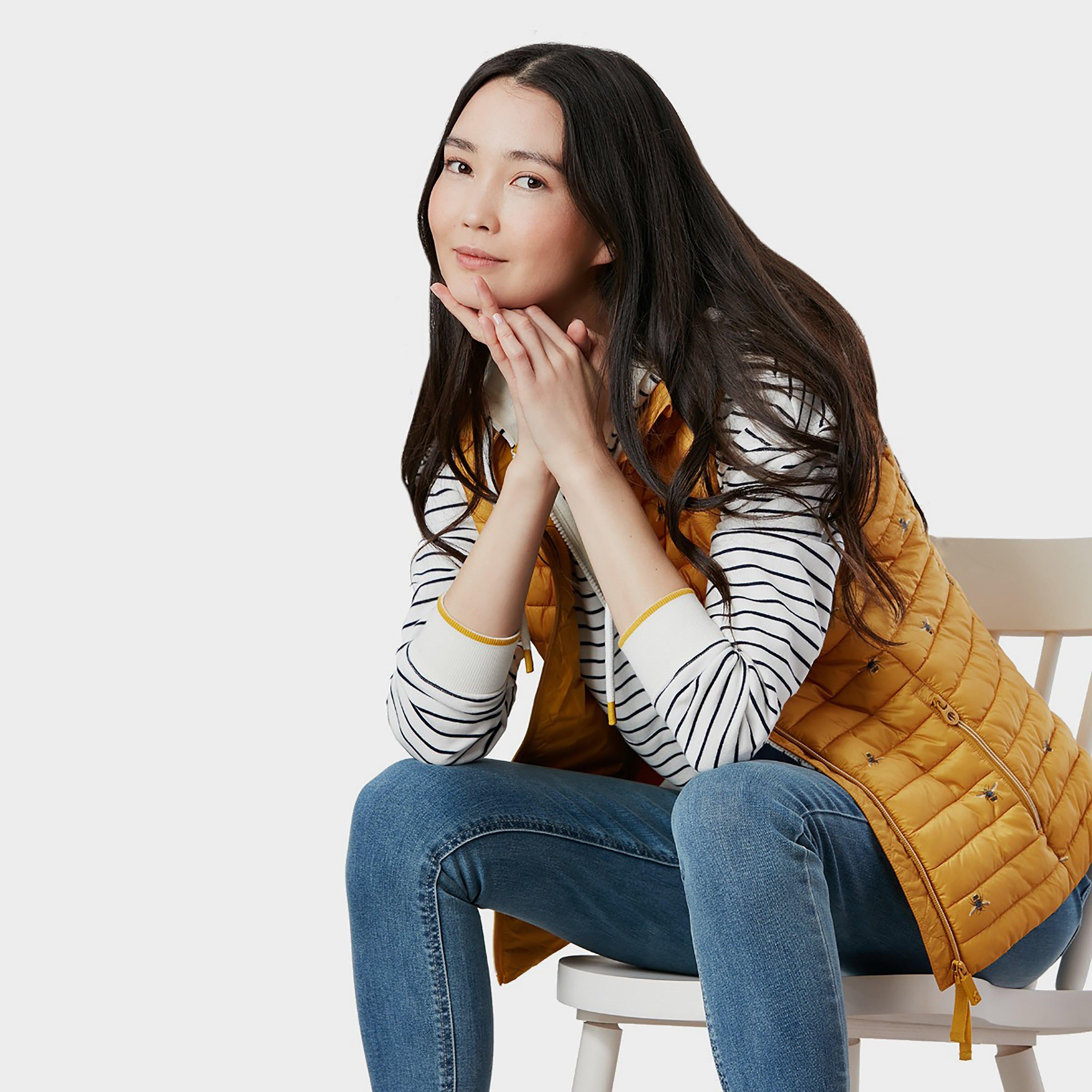 Ladies Snug Gilet Gold Bees