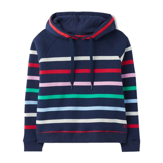 Ladies Rowley Reglan Sweatshirt Navy Multistripe