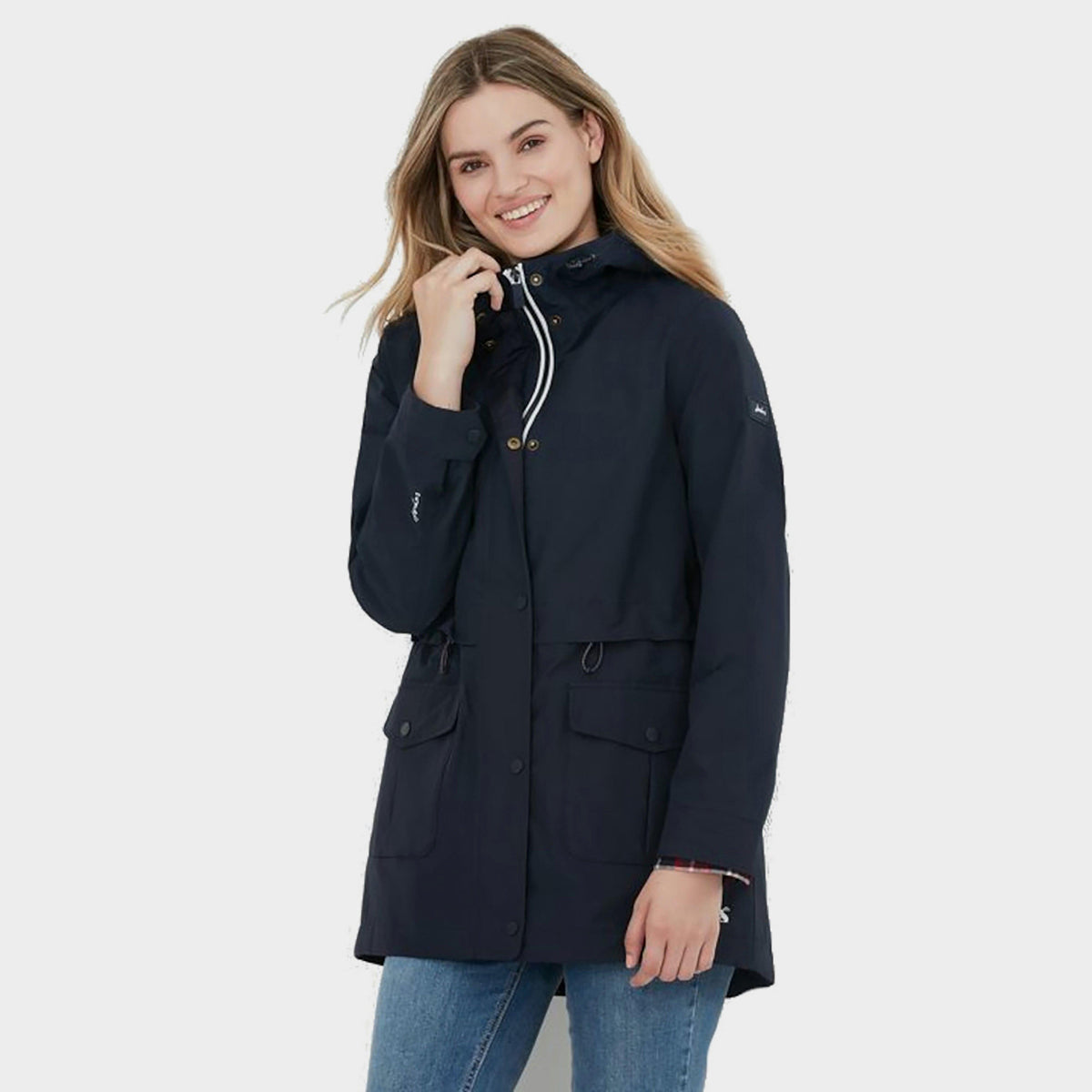 Womens Rushmere Mountain Tech Waterproof Raincoat Marine Navy