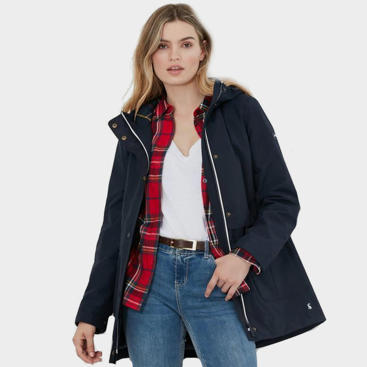 Womens Rushmere Mountain Tech Waterproof Raincoat Marine Navy