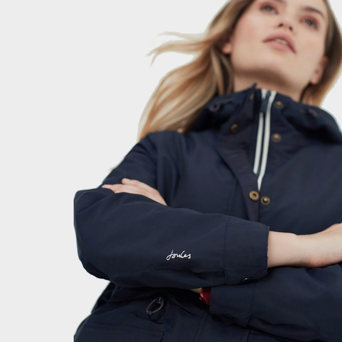 Womens Rushmere Mountain Tech Waterproof Raincoat Marine Navy