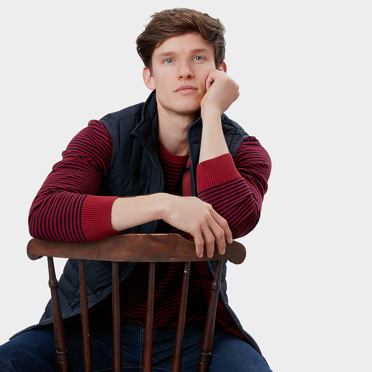 Mens Go To Gilet Marine Navy