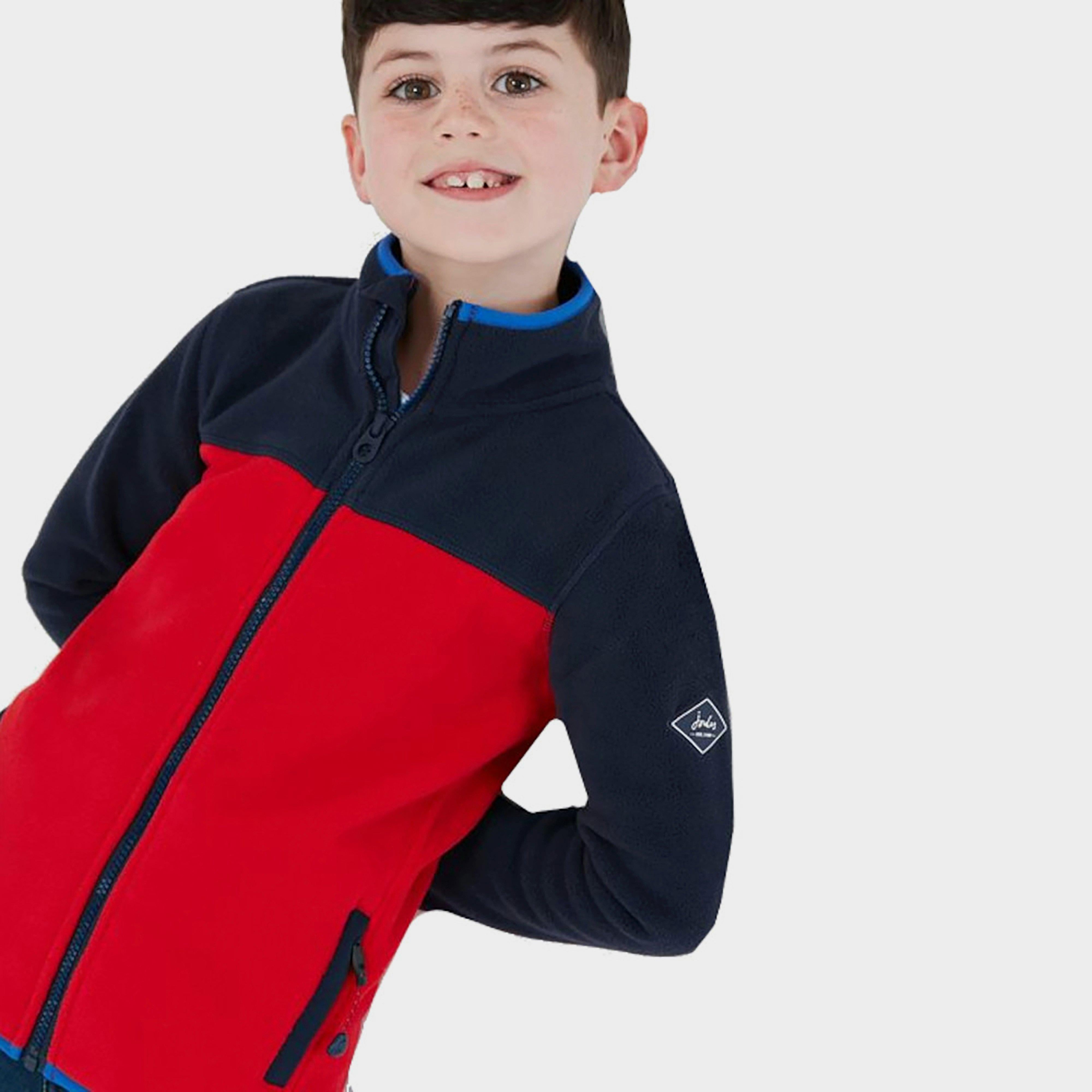 Kids Theo Fleece Navy/Red