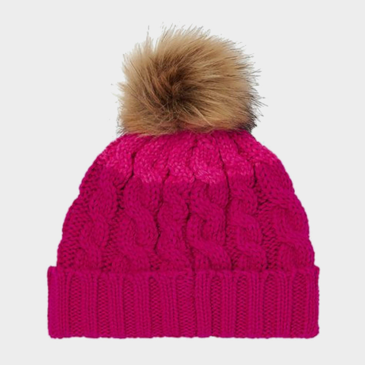 Kids Bobble Hat Pink
