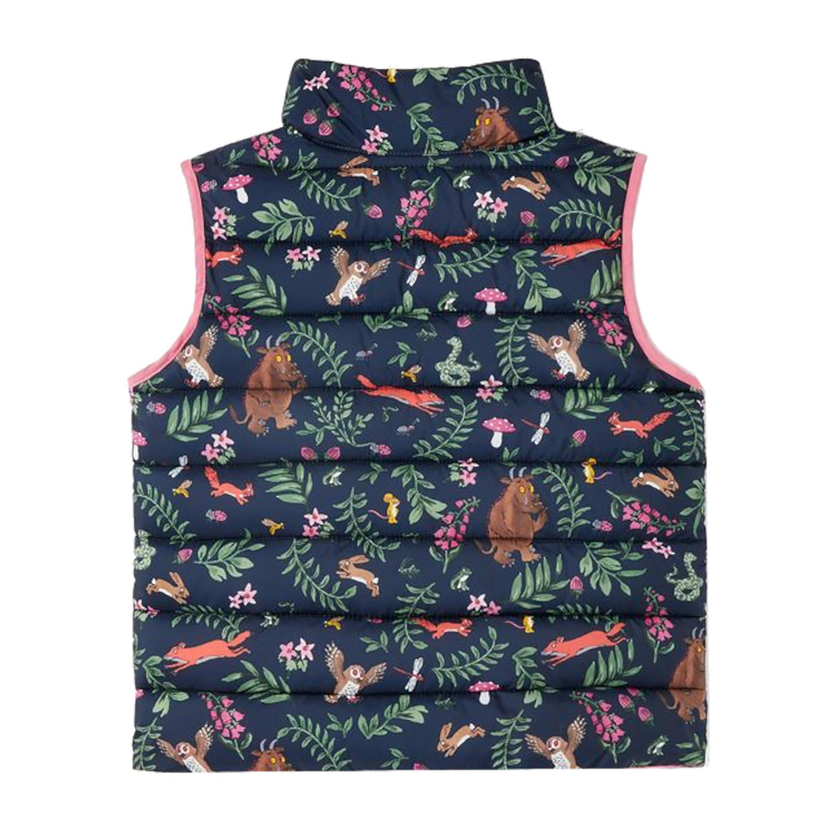 Gruffalo Flip It Reversable Gilet Gruffalo Blue Floral