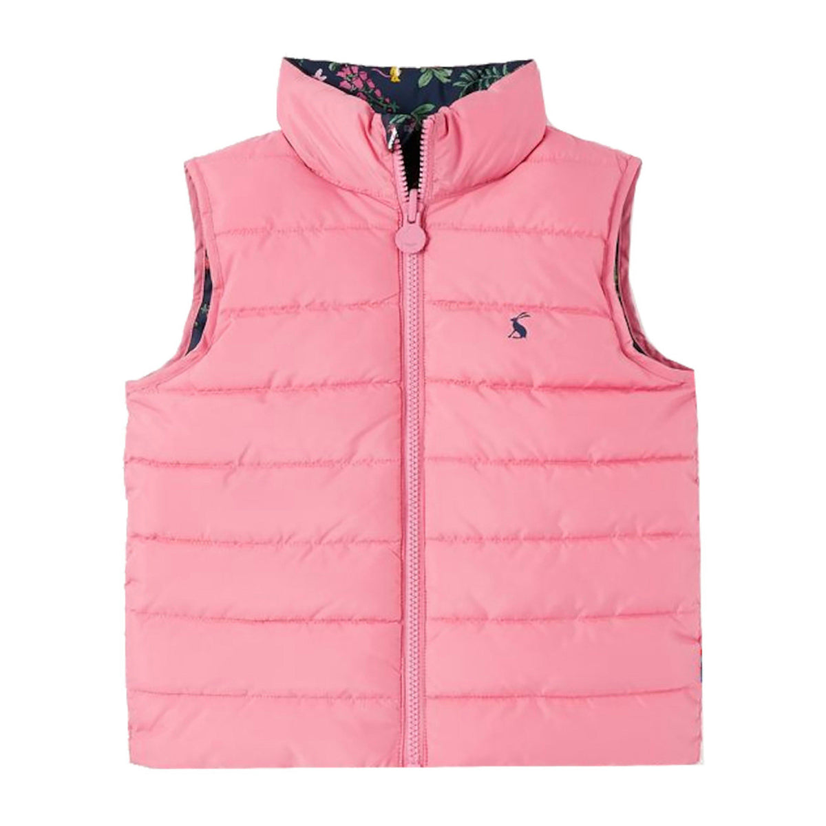 Gruffalo Flip It Reversable Gilet Gruffalo Blue Floral