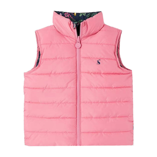 Gruffalo Flip It Reversable Gilet Gruffalo Blue Floral