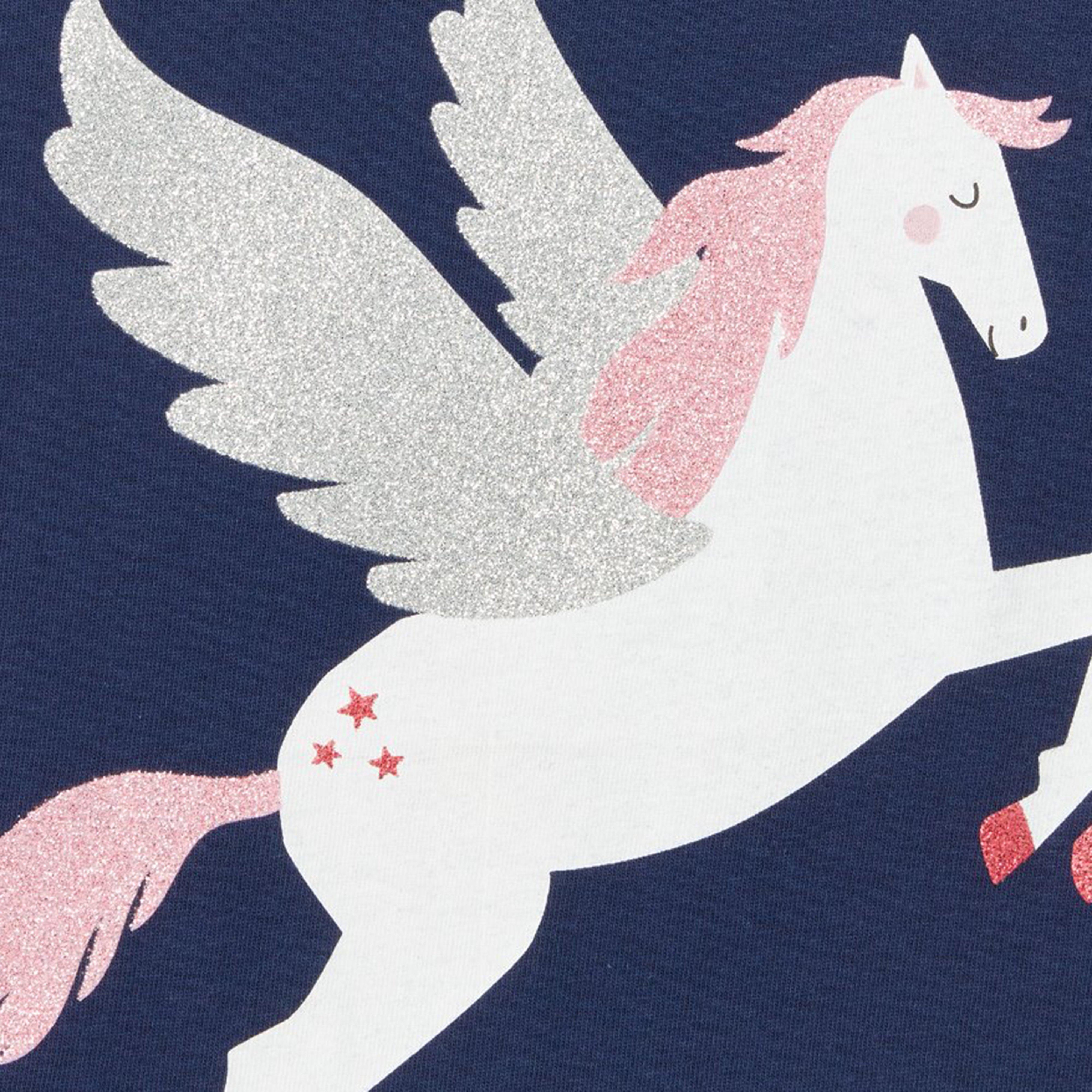 Girls Bessie Long Sleeve Top Flying Horse