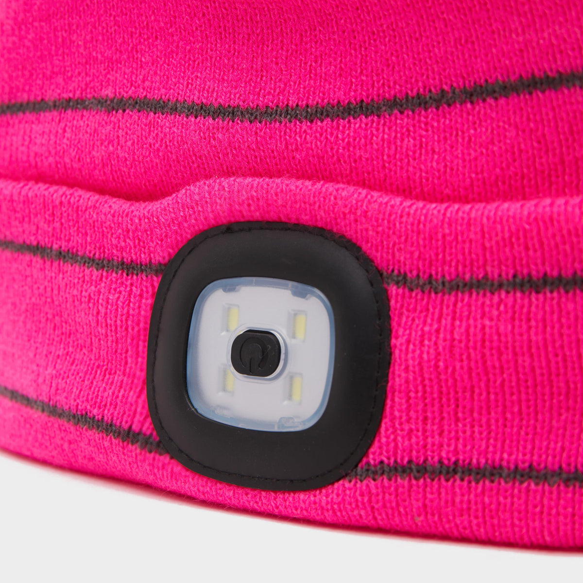 Junior Vision LED Beanie Hat Pink