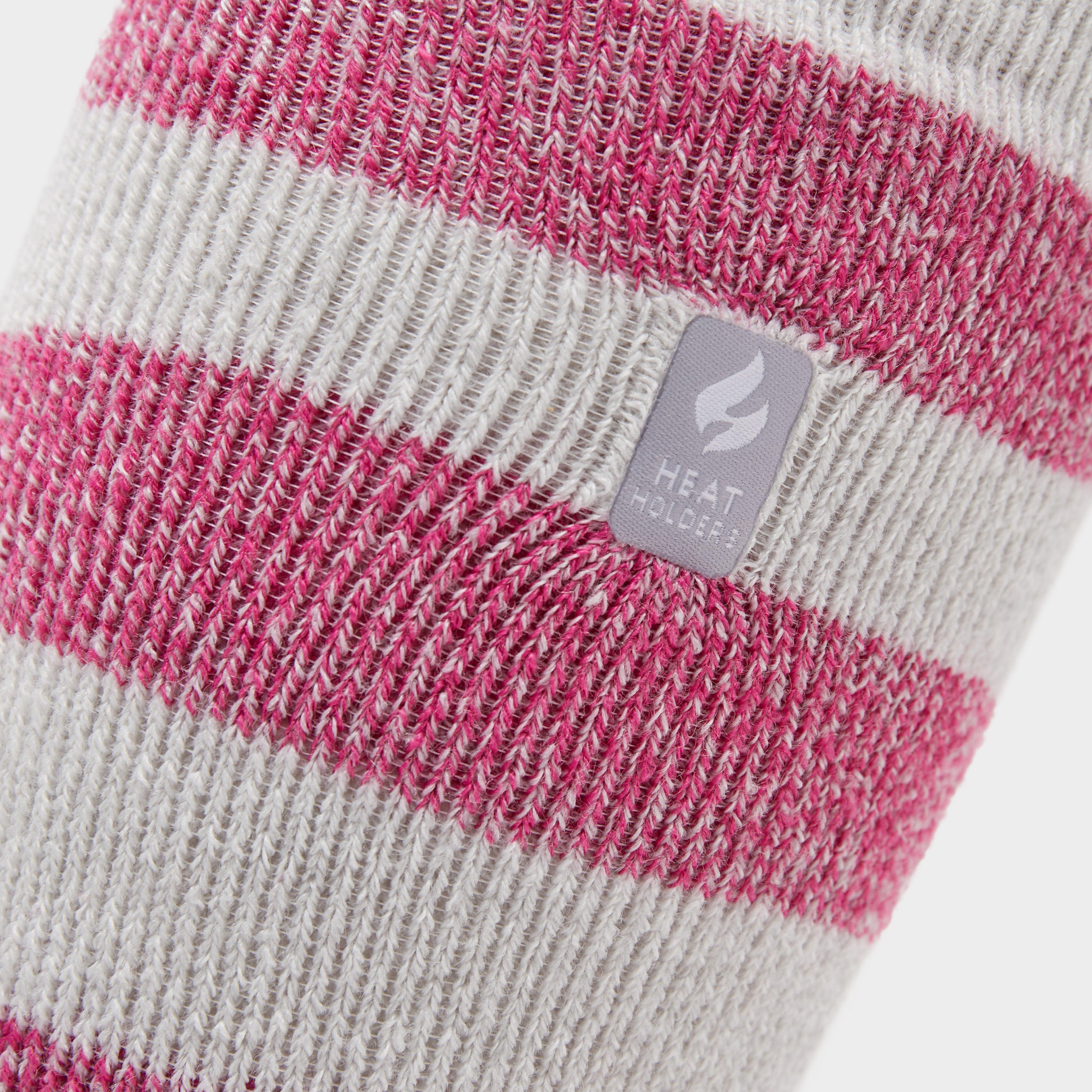 Equestrian Lite Long Socks Pink/White Stripe
