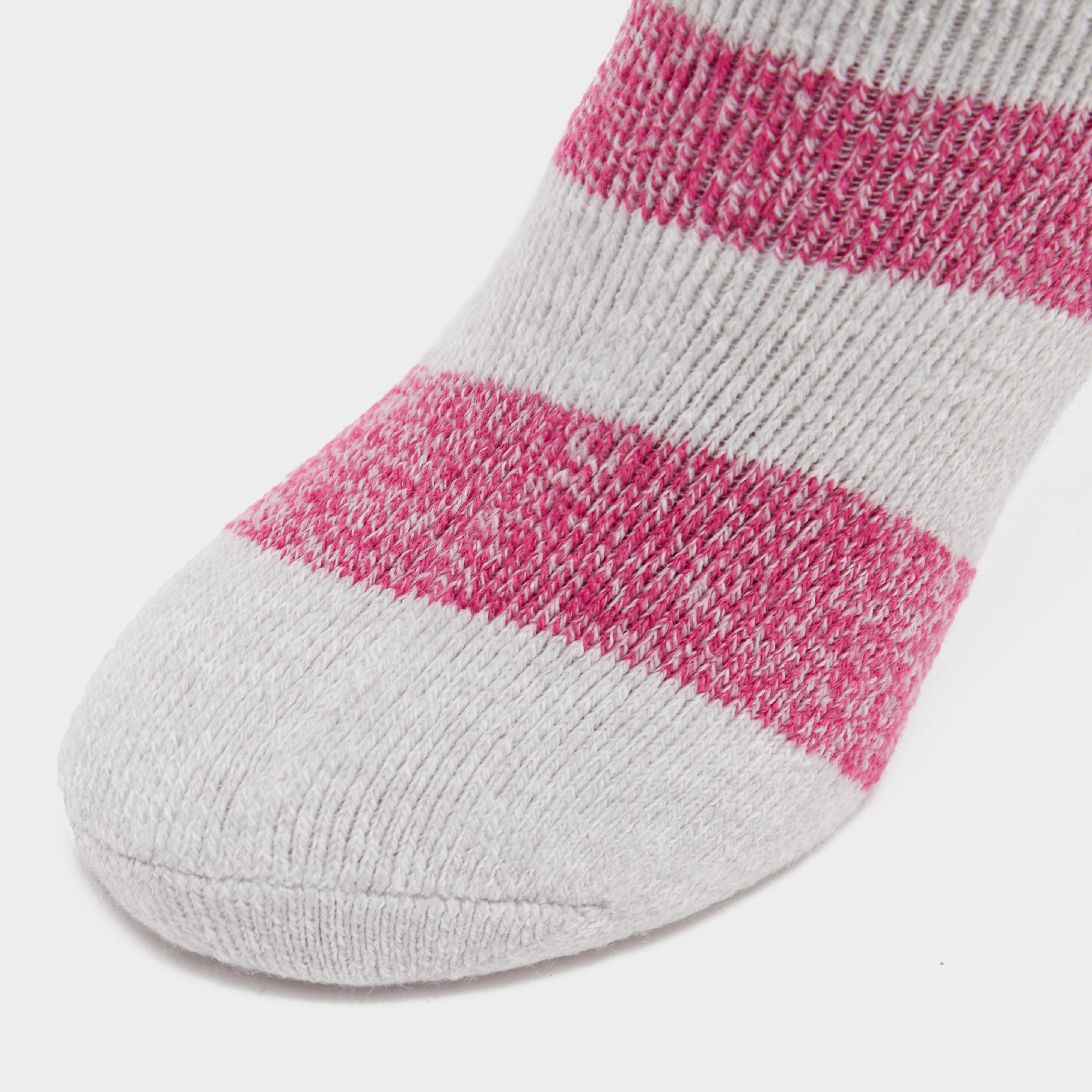 Equestrian Lite Long Socks Pink/White Stripe