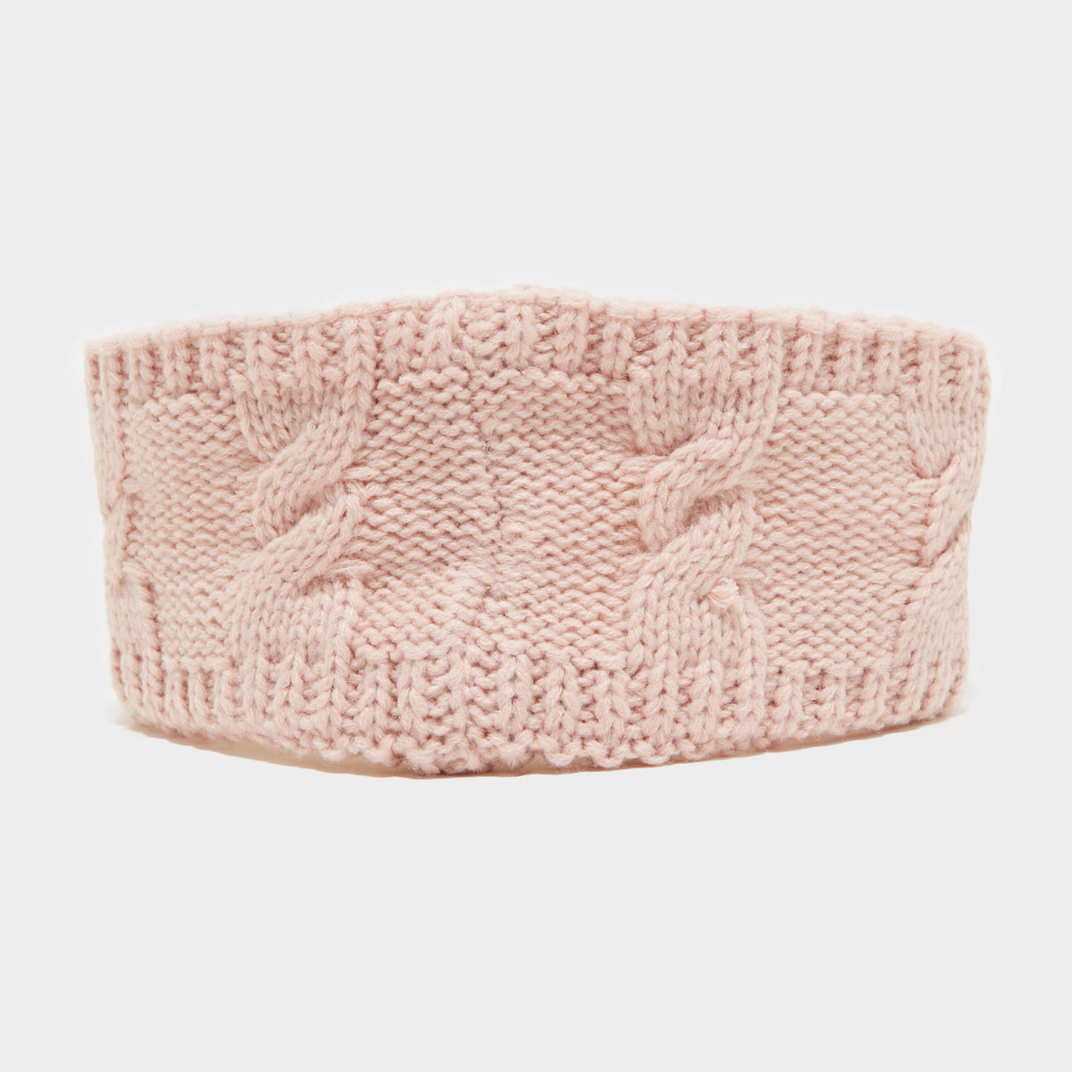 Alta Luxury Cable Knit Headband Pink