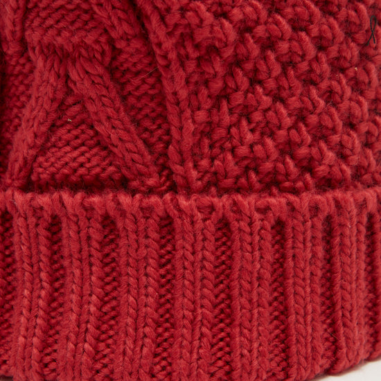 Georgia Pom Hat Cranberry