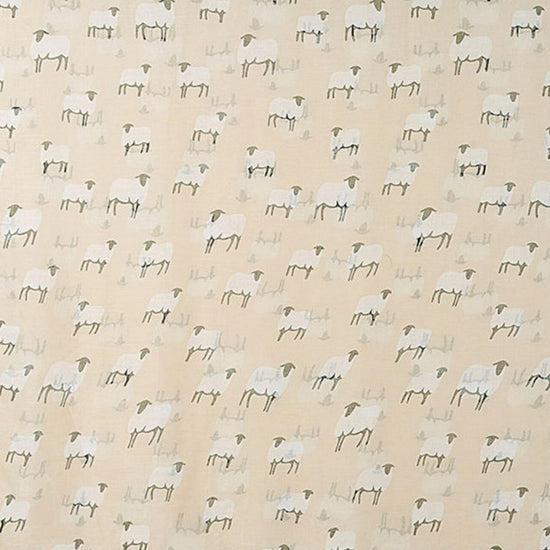 Platinum Sheep Print Scarf Natural