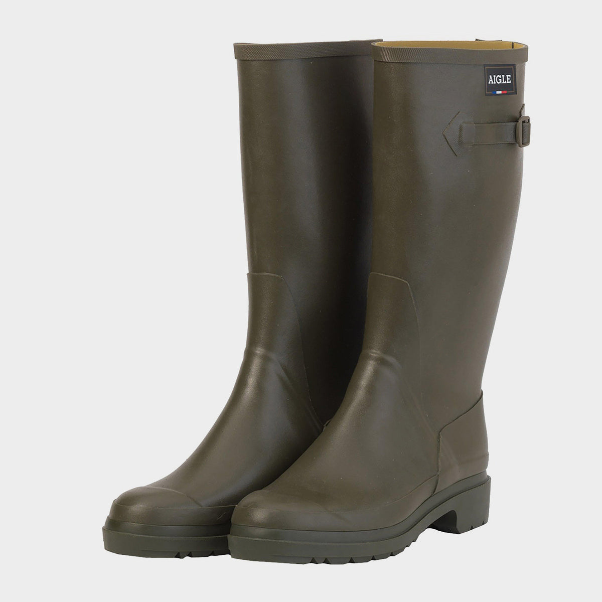 Mens Cessac Wellington Boots Khaki