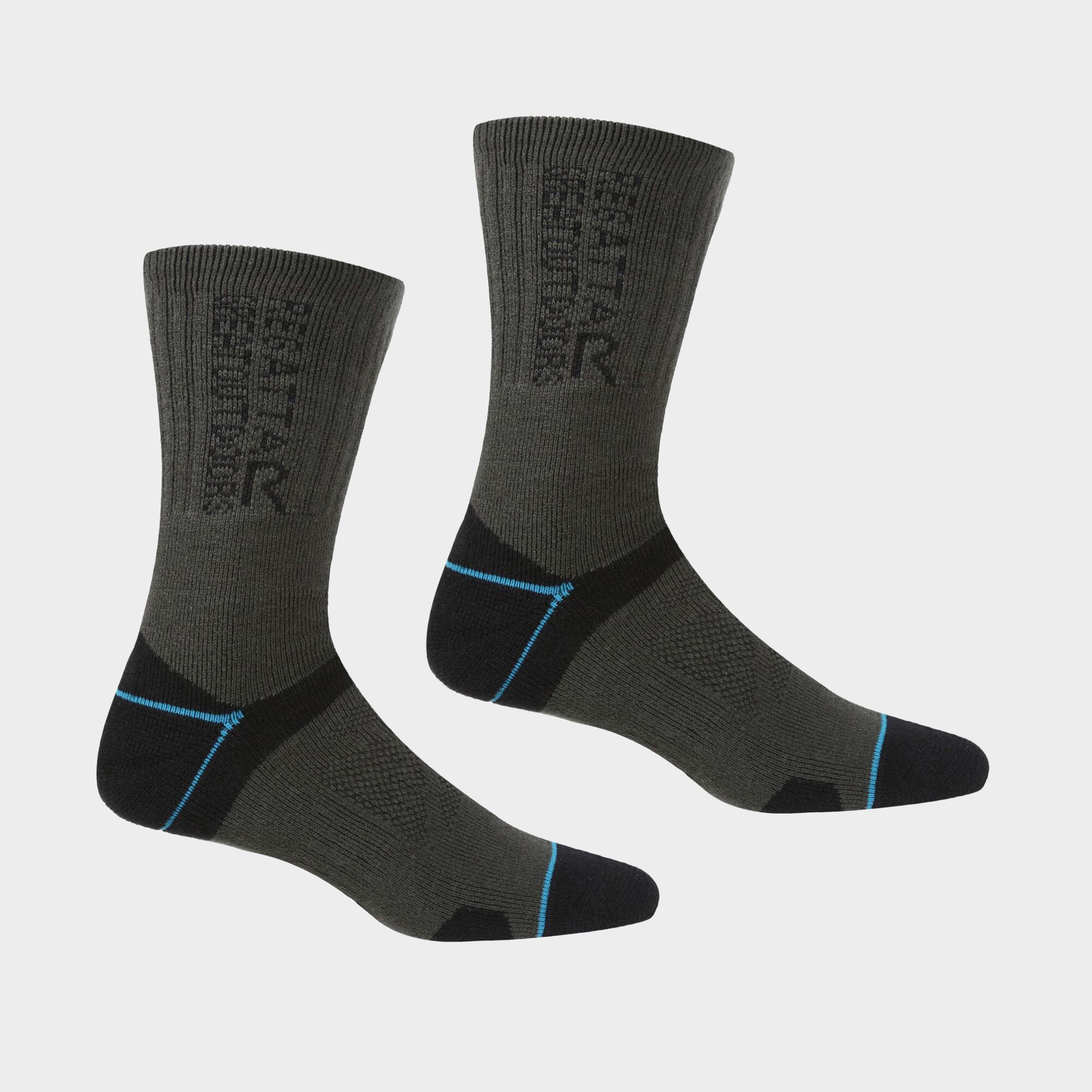 Blister Protection II Socks Black/Ash/Niagra Blue