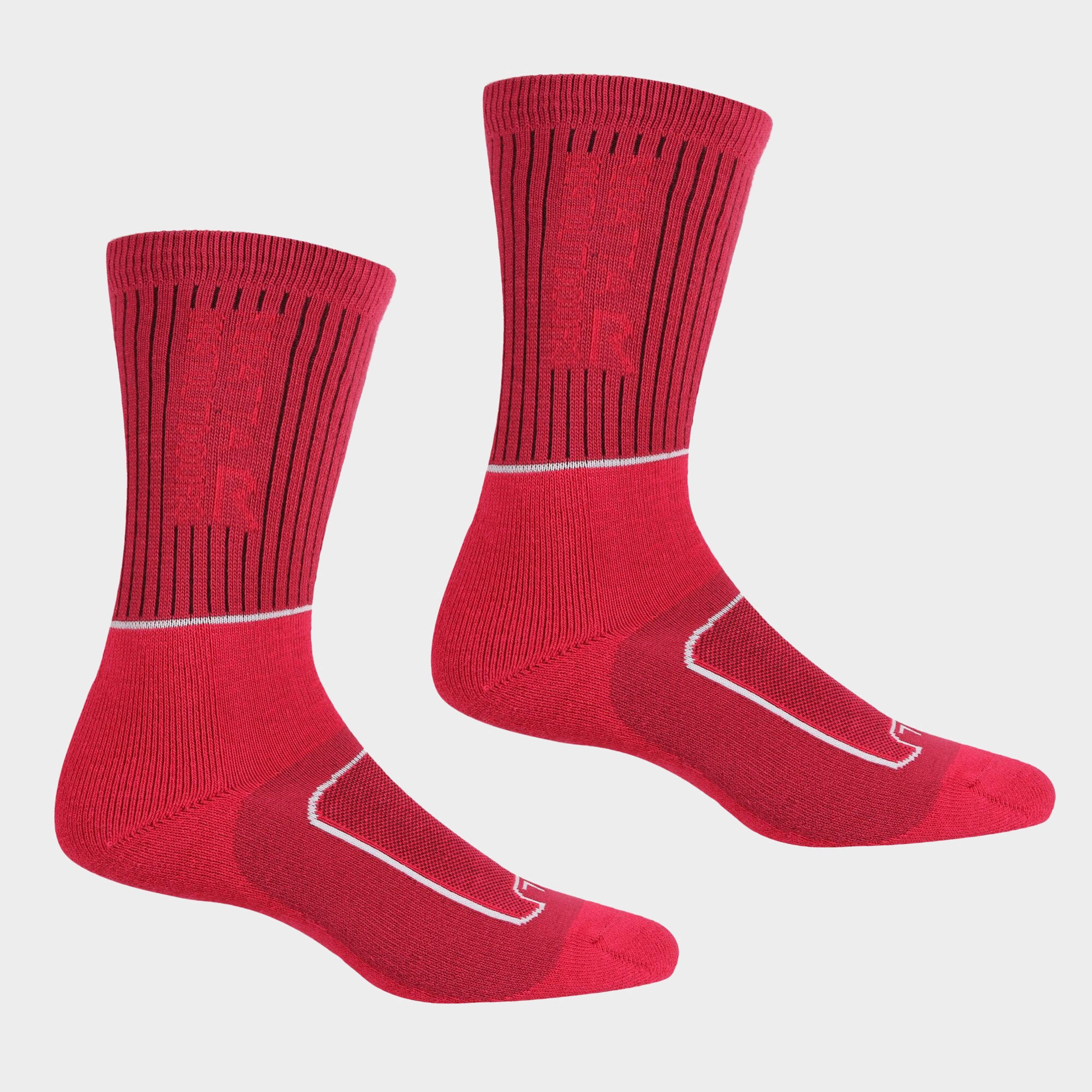 Womens Samaris II Season Socks Cherry Pink/White