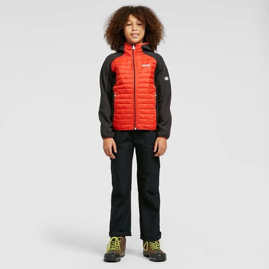 Childs Kielder Hybrid V Jacket Cajun Orange/Ash/Black