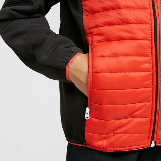 Childs Kielder Hybrid V Jacket Cajun Orange/Ash/Black