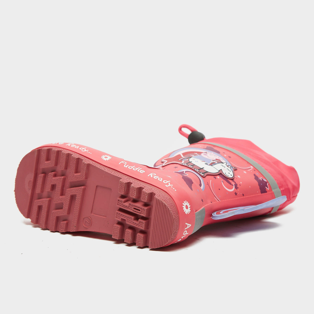 Childs Peppa Puddle Wellies Winterberry Unicorn