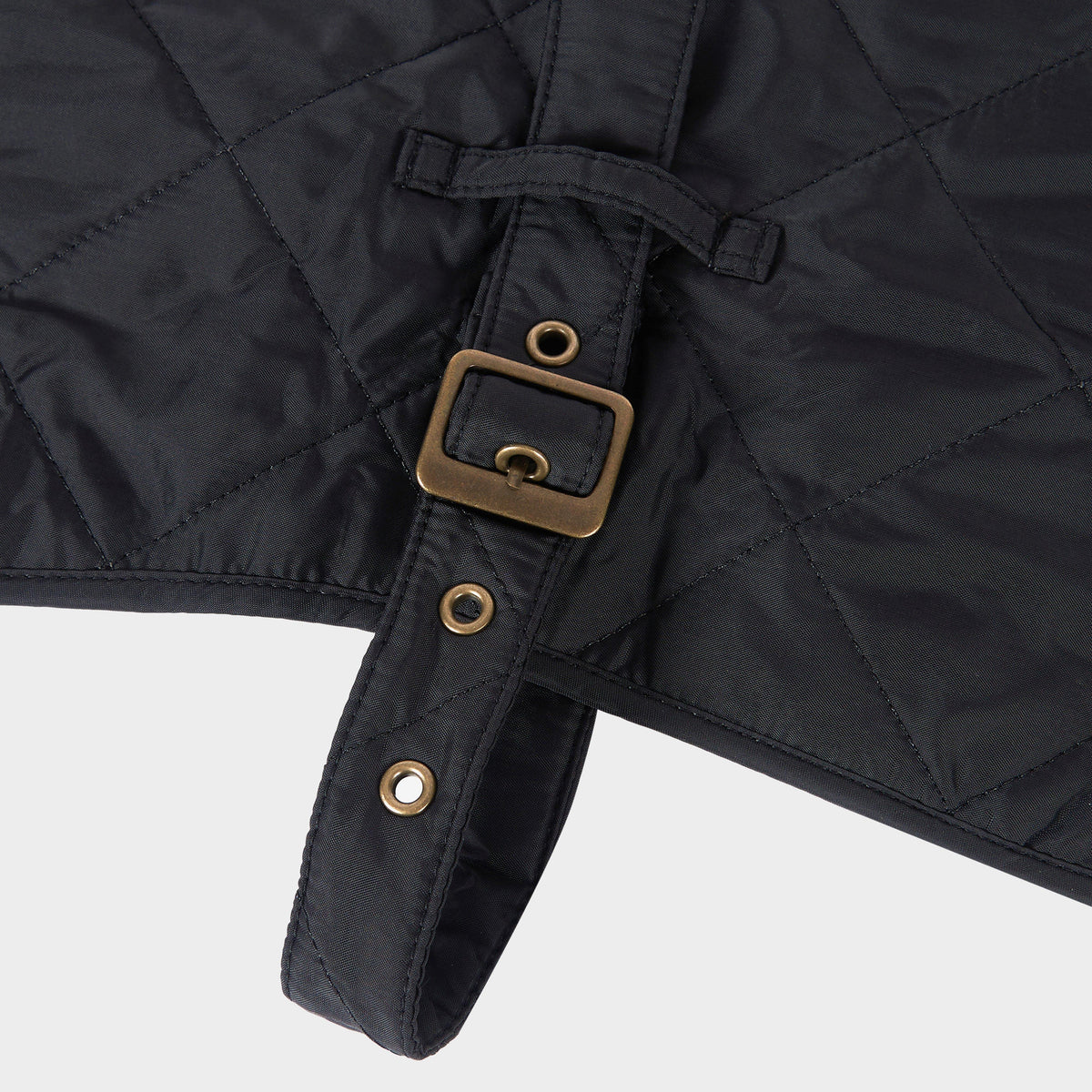 Quilted Dog Coat Black
