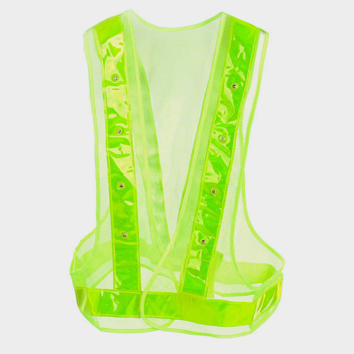 High Visibility Vest With LED Yellow