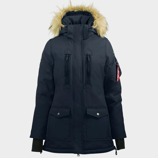 Womens Brooke Parka Dark Navy