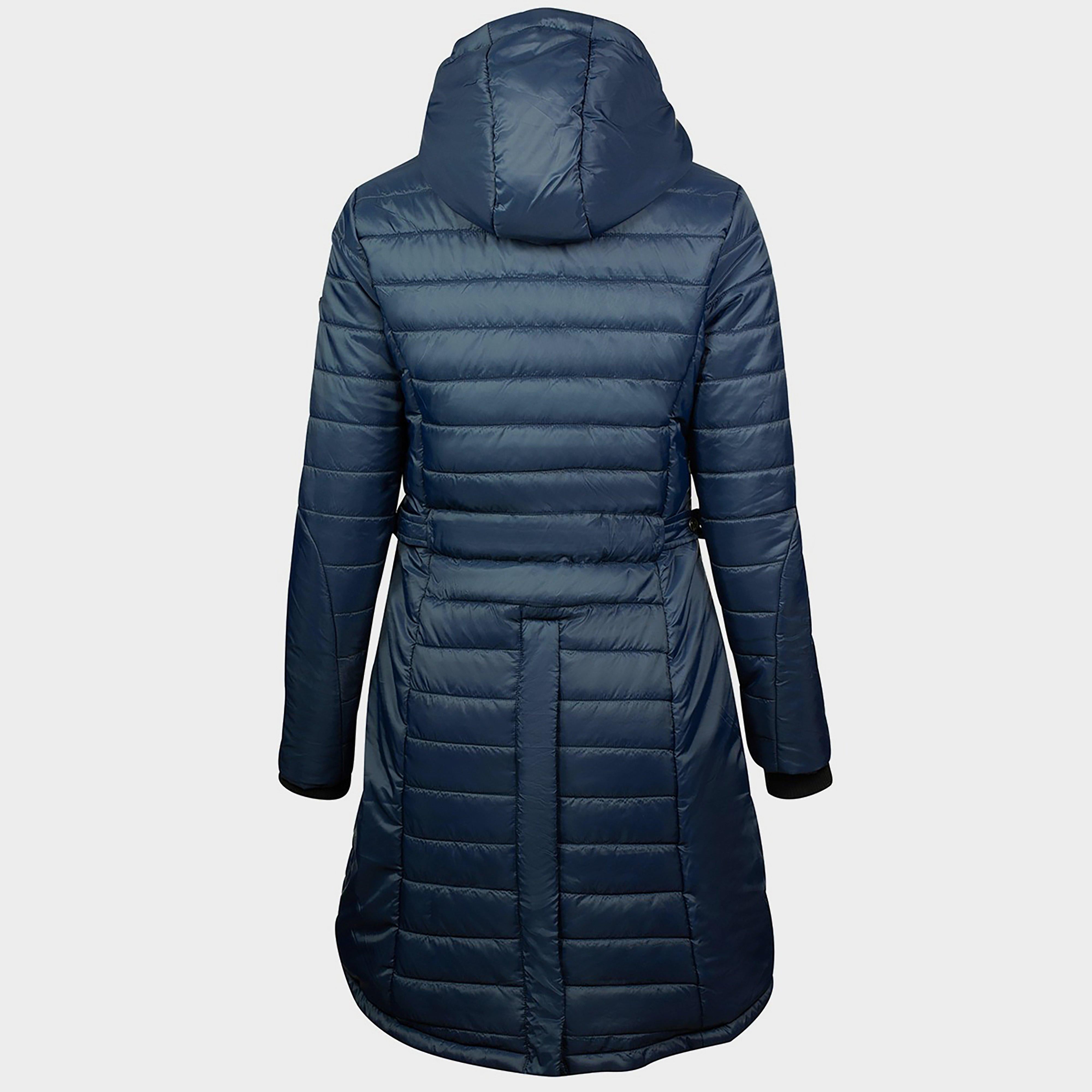 Womens Charlotte Long Riding Jacket Dark Navy