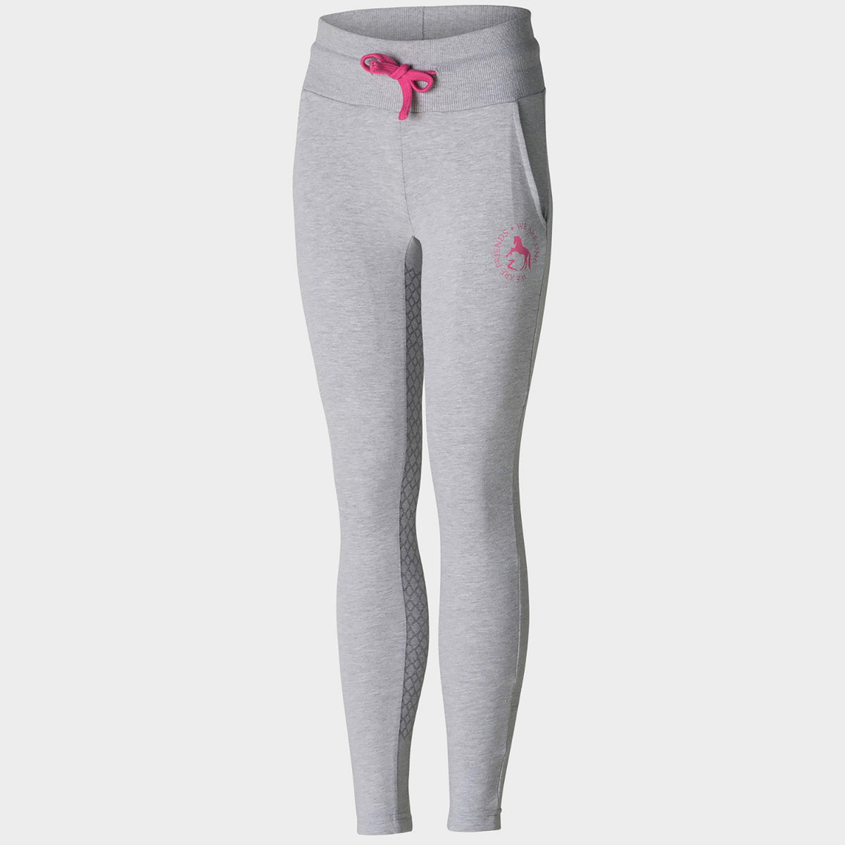 Childs Elinor Cotton Stretch Tights Ash Grey