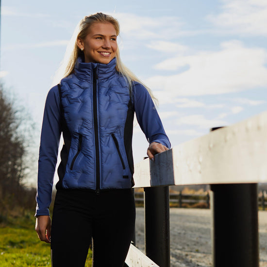 Ladies Nadia Training Top Marlin Blue