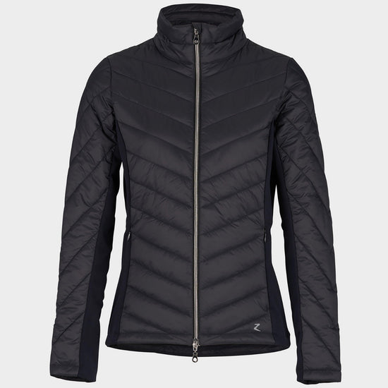 Ladies Isla Padded Hybrid Jacket Dark Navy