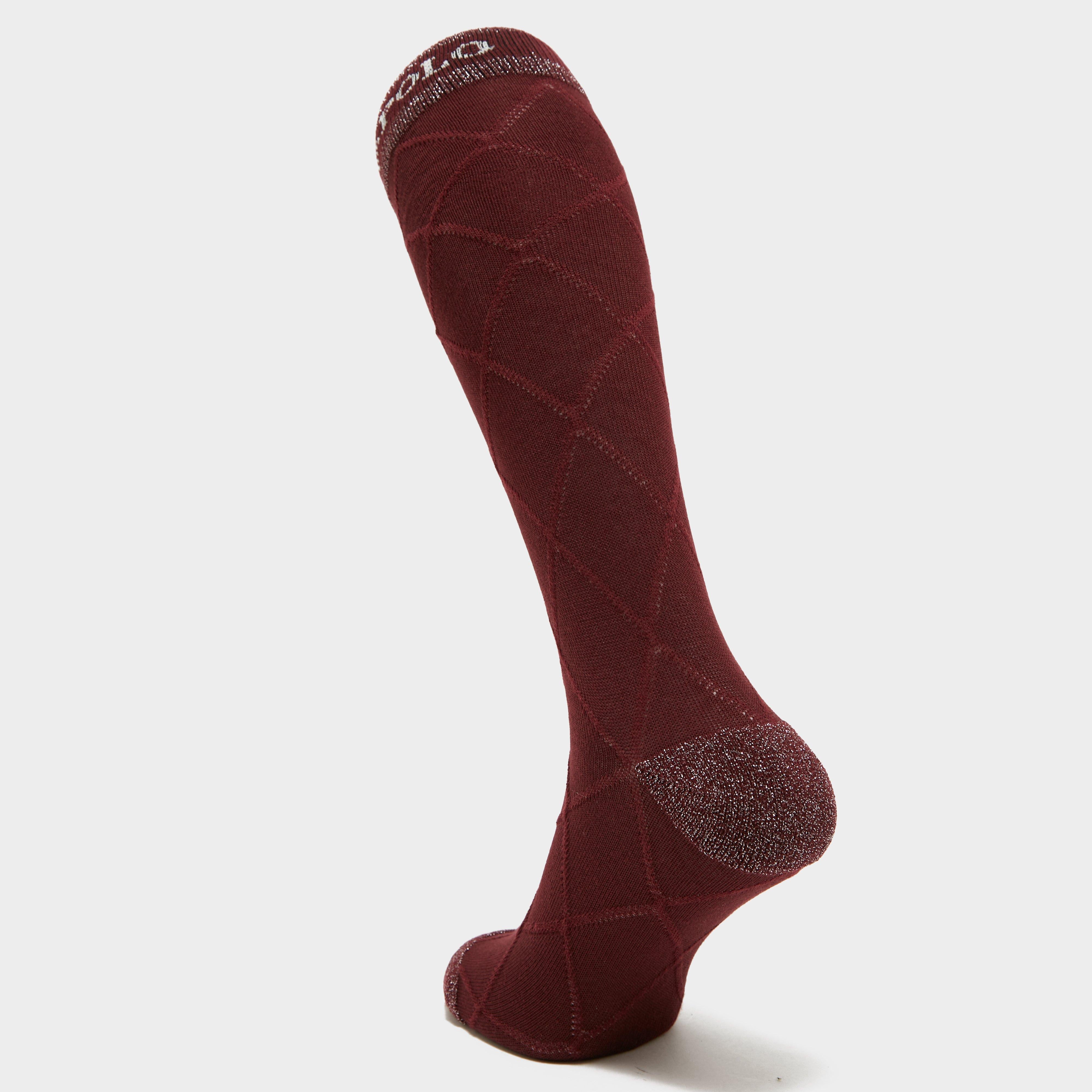 Louise Socks Dark Berry