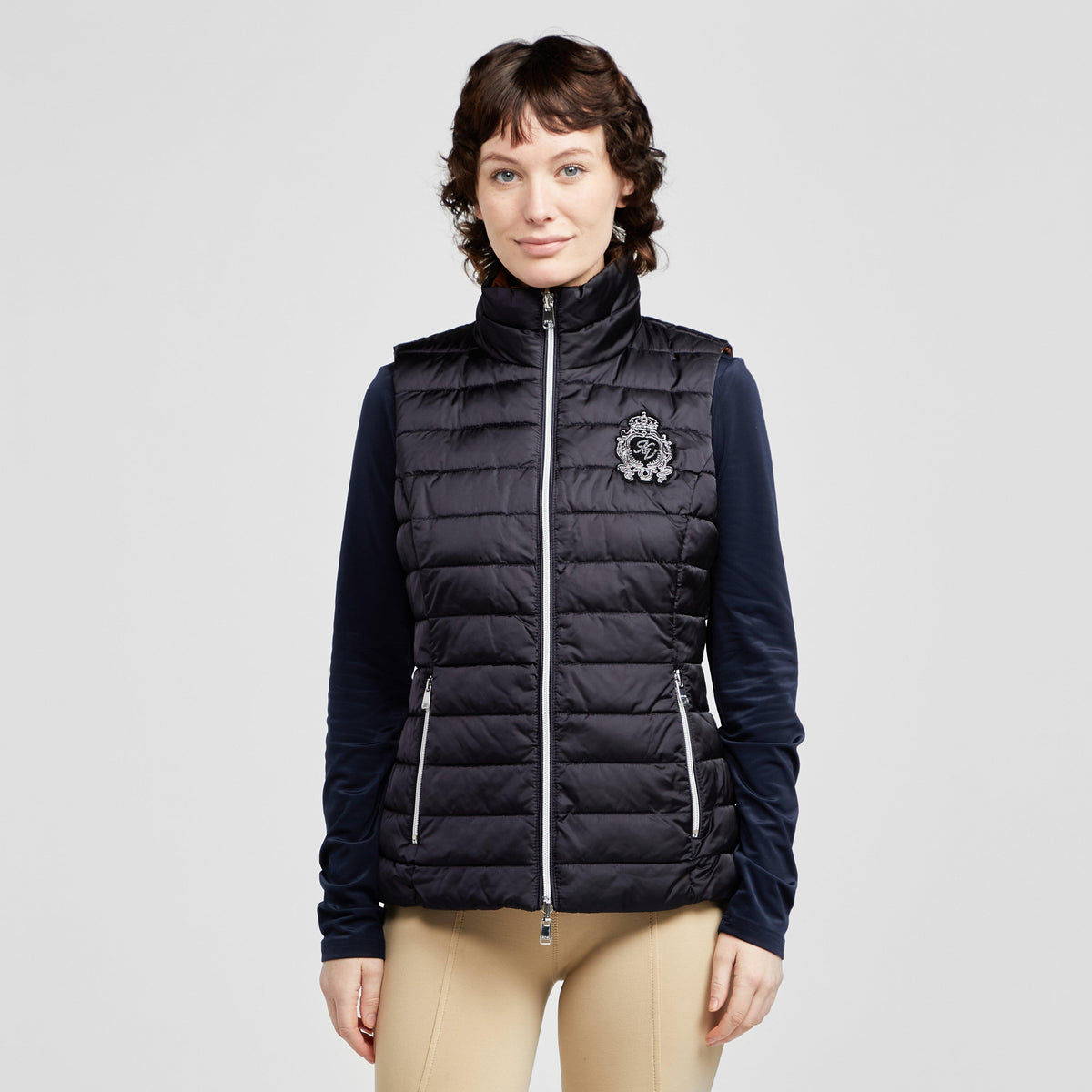 Womens Feline Gilet Navy
