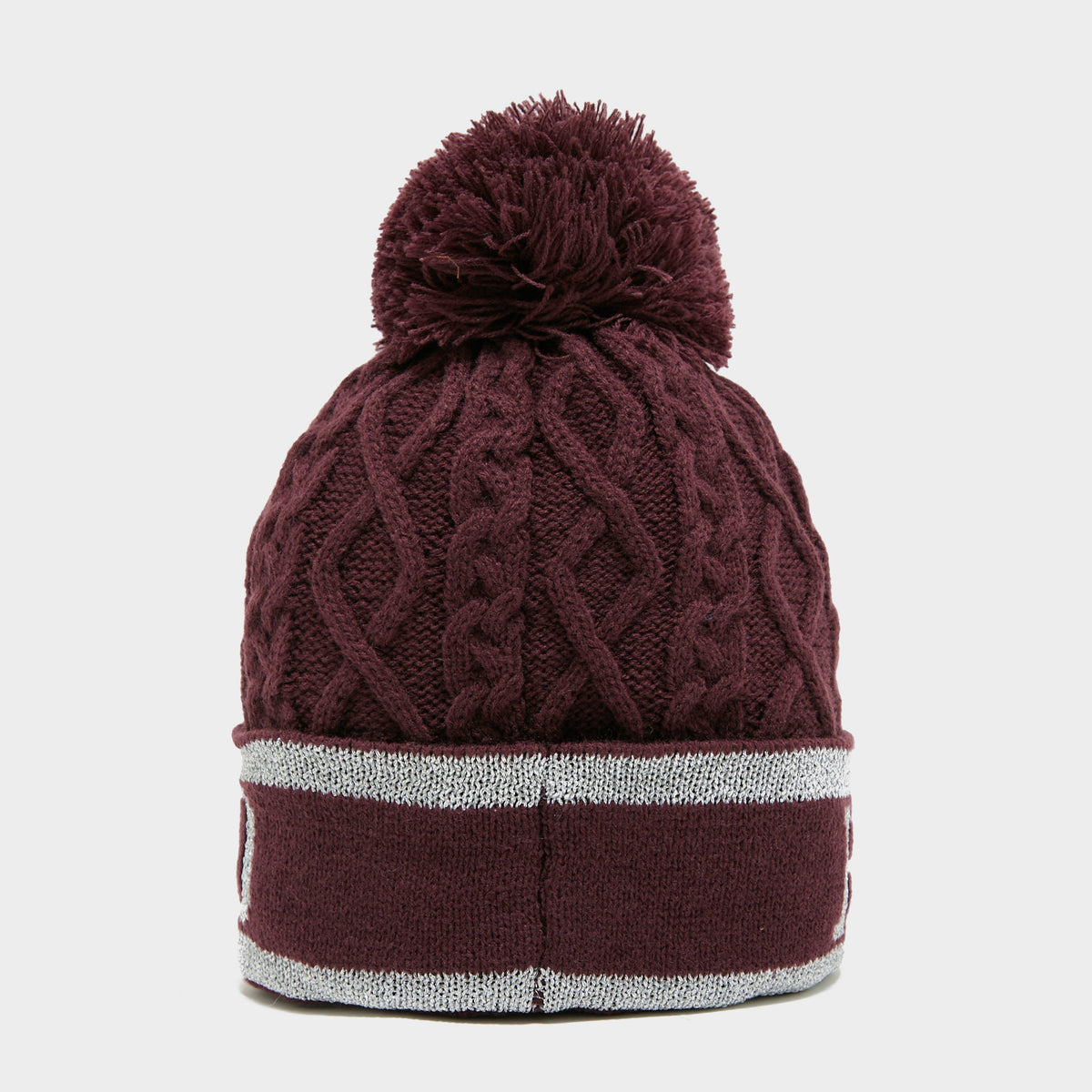 Knitted Beanie Dark Berry