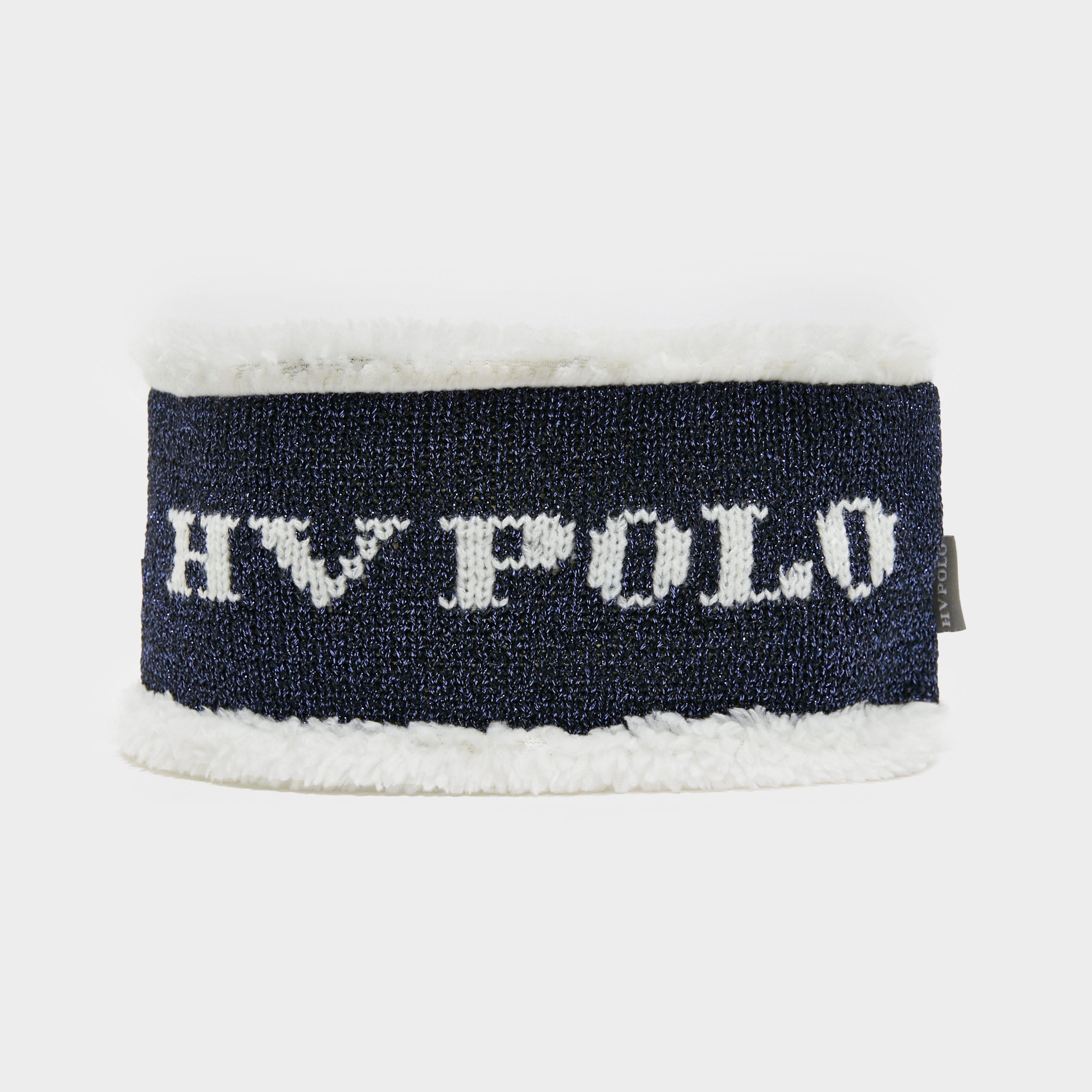 Lined Headband Navy Lurex