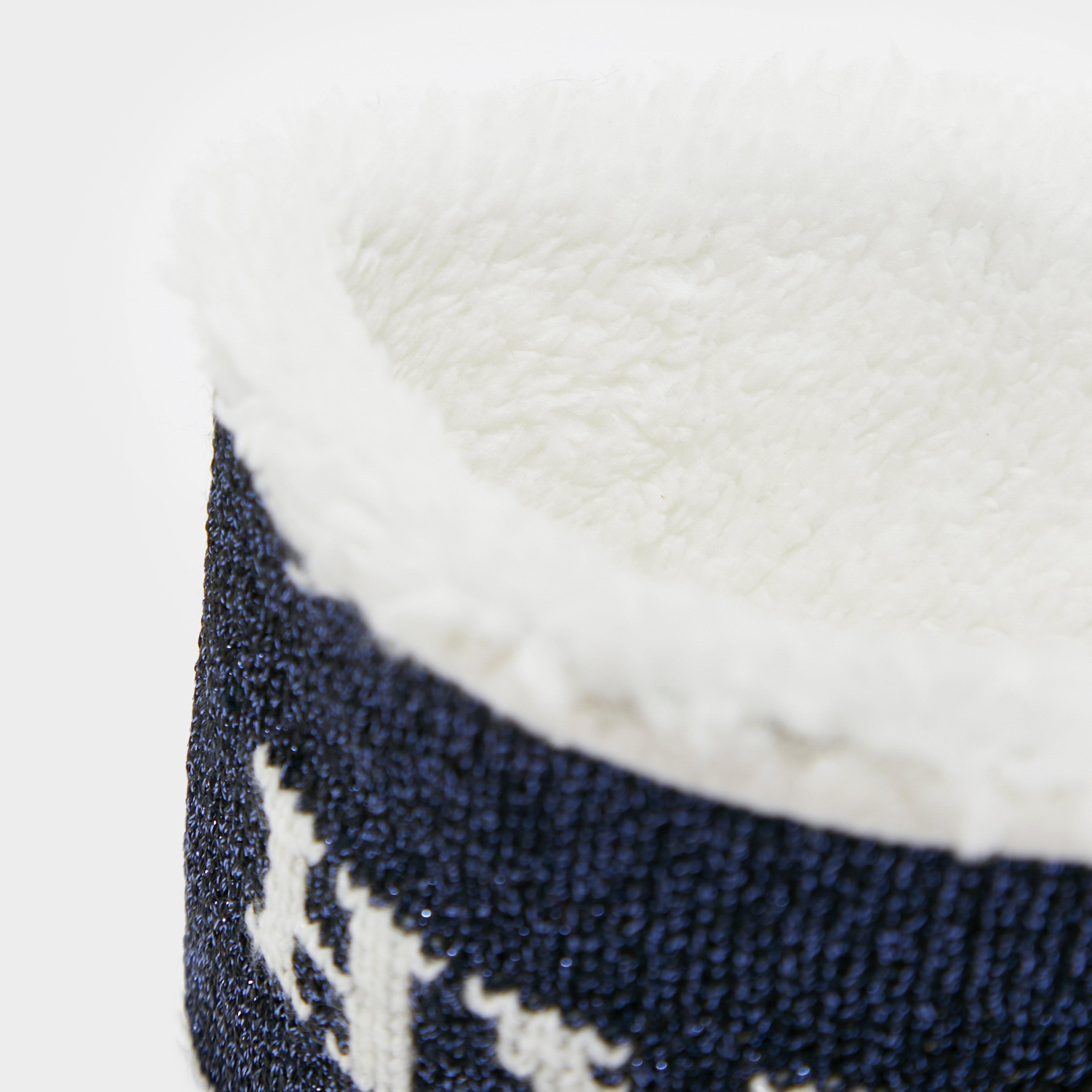 Lined Headband Navy Lurex