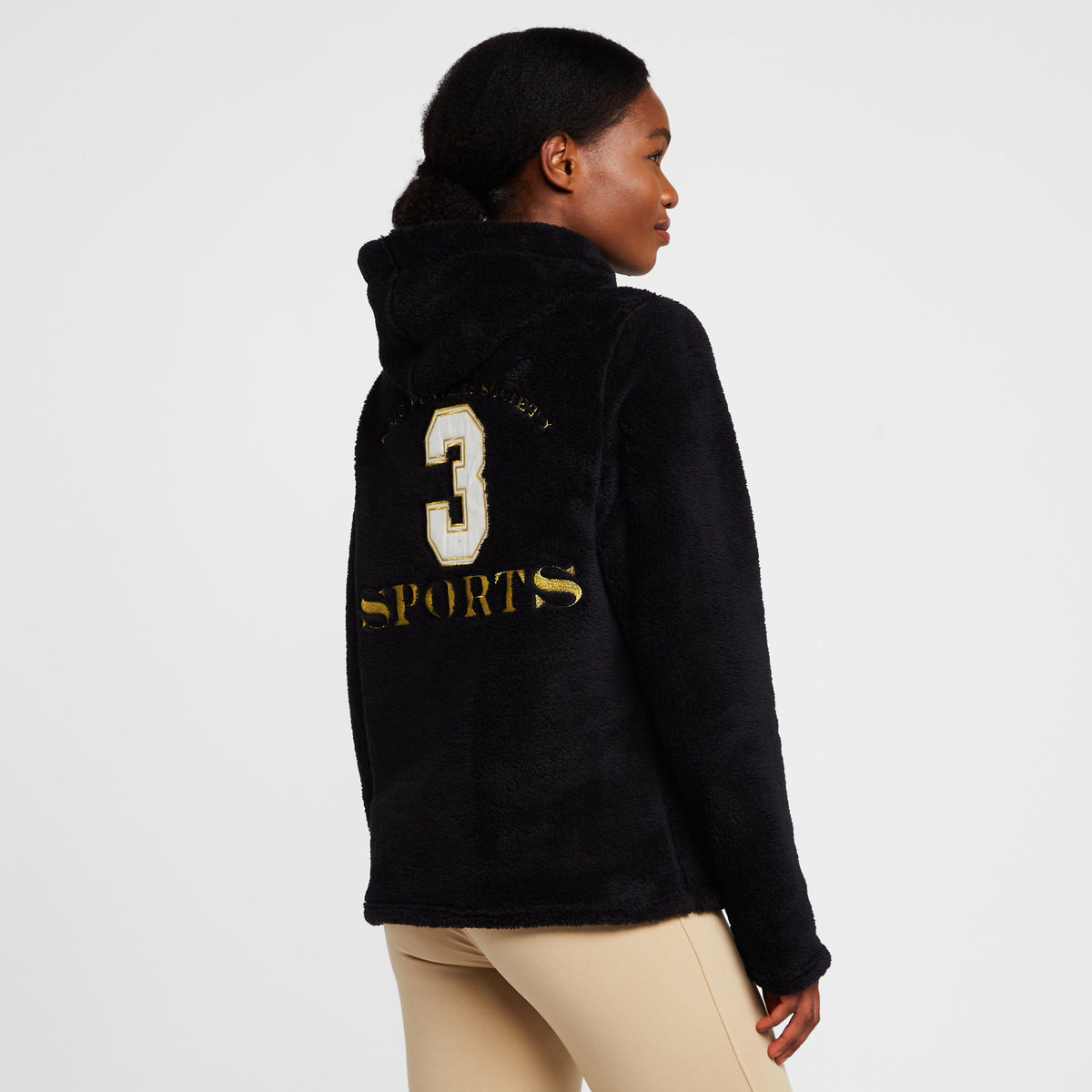 Womens Favouritas 1/2 Zip Hoodie Black