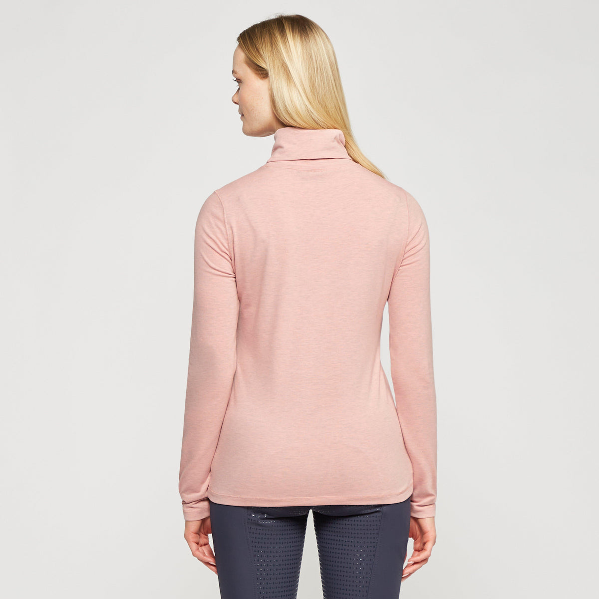 Womens Cecile Long Sleeve Top Blush Melange