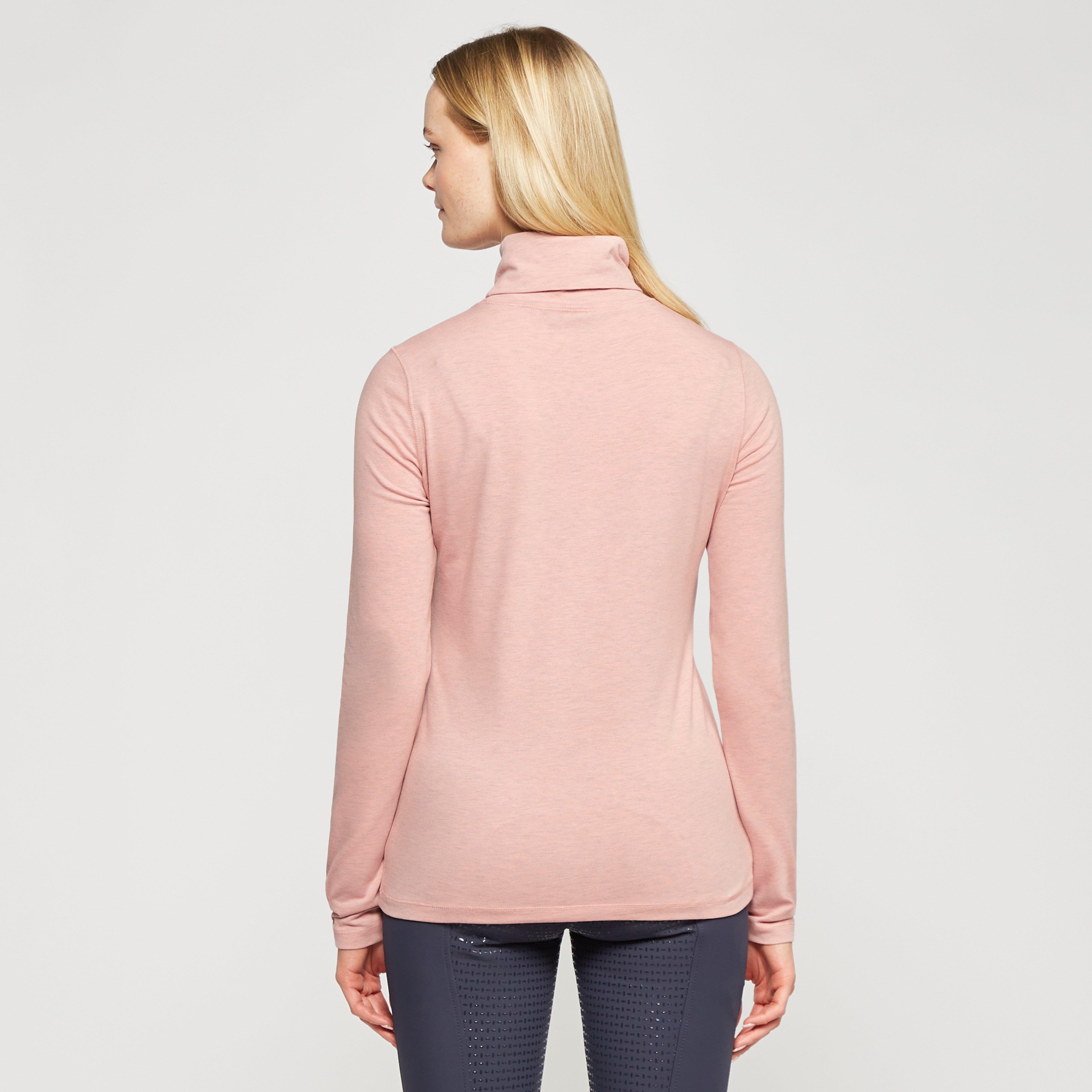 Womens Cecile Long Sleeve Top Blush Melange