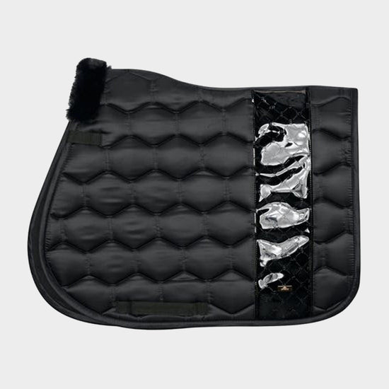 Cecile Dressage Pad Black Laquer Full