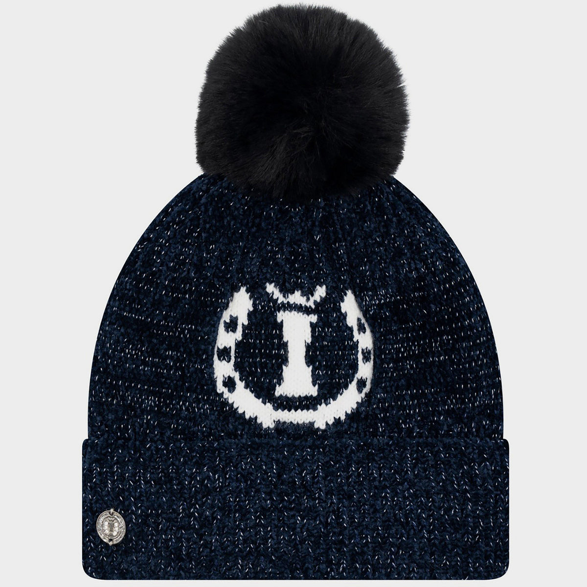 Dusty Star Velvet Beanie Navy