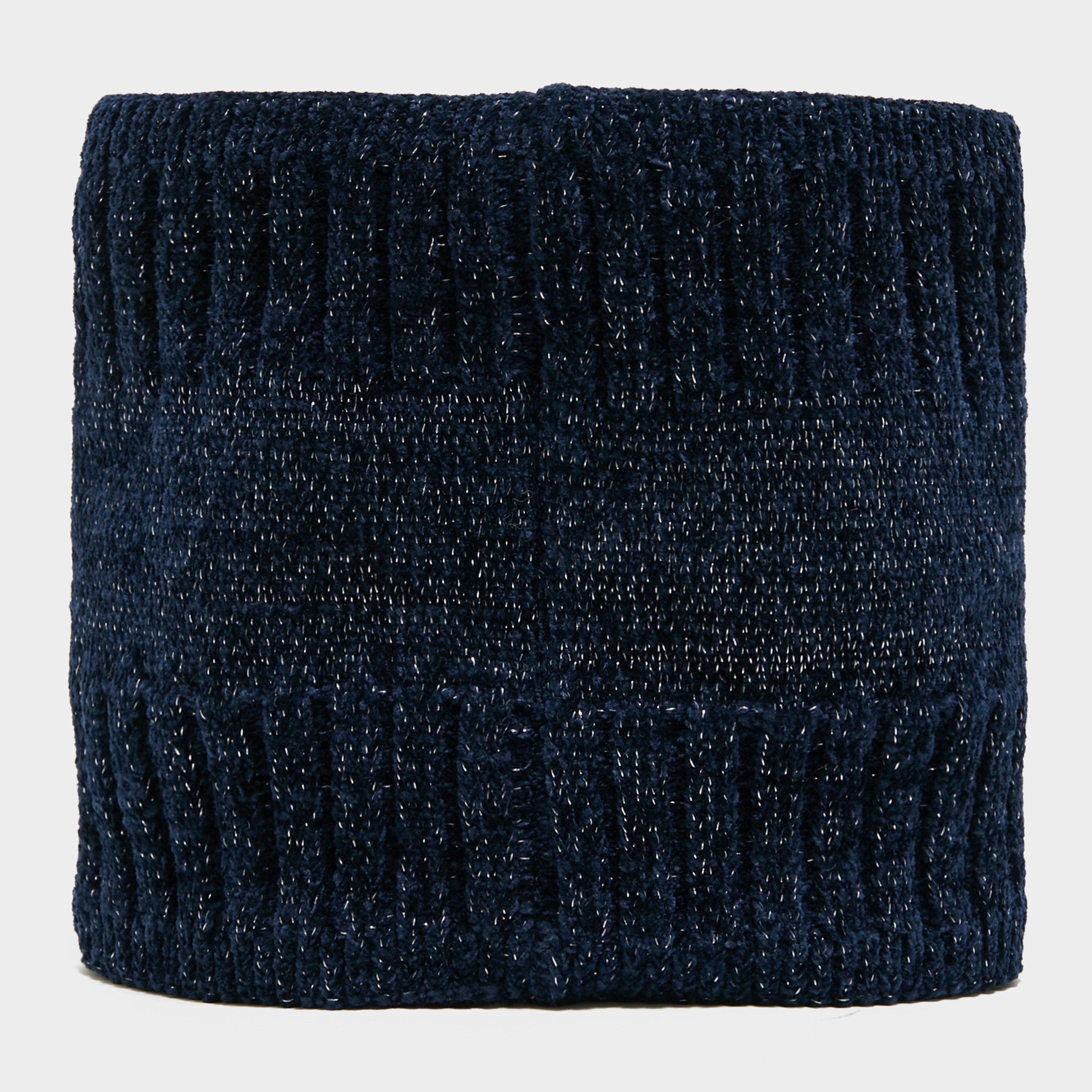 Dusty Star Velvet Loop Scarf Navy
