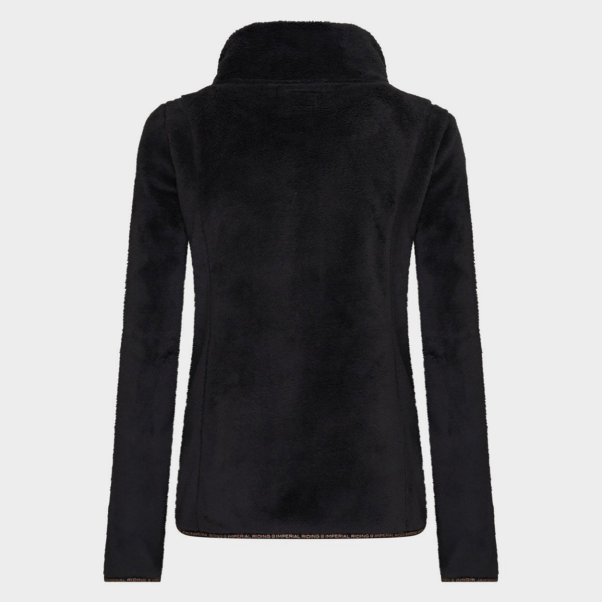 Ladies Furry Chic Fleece Jacket Black