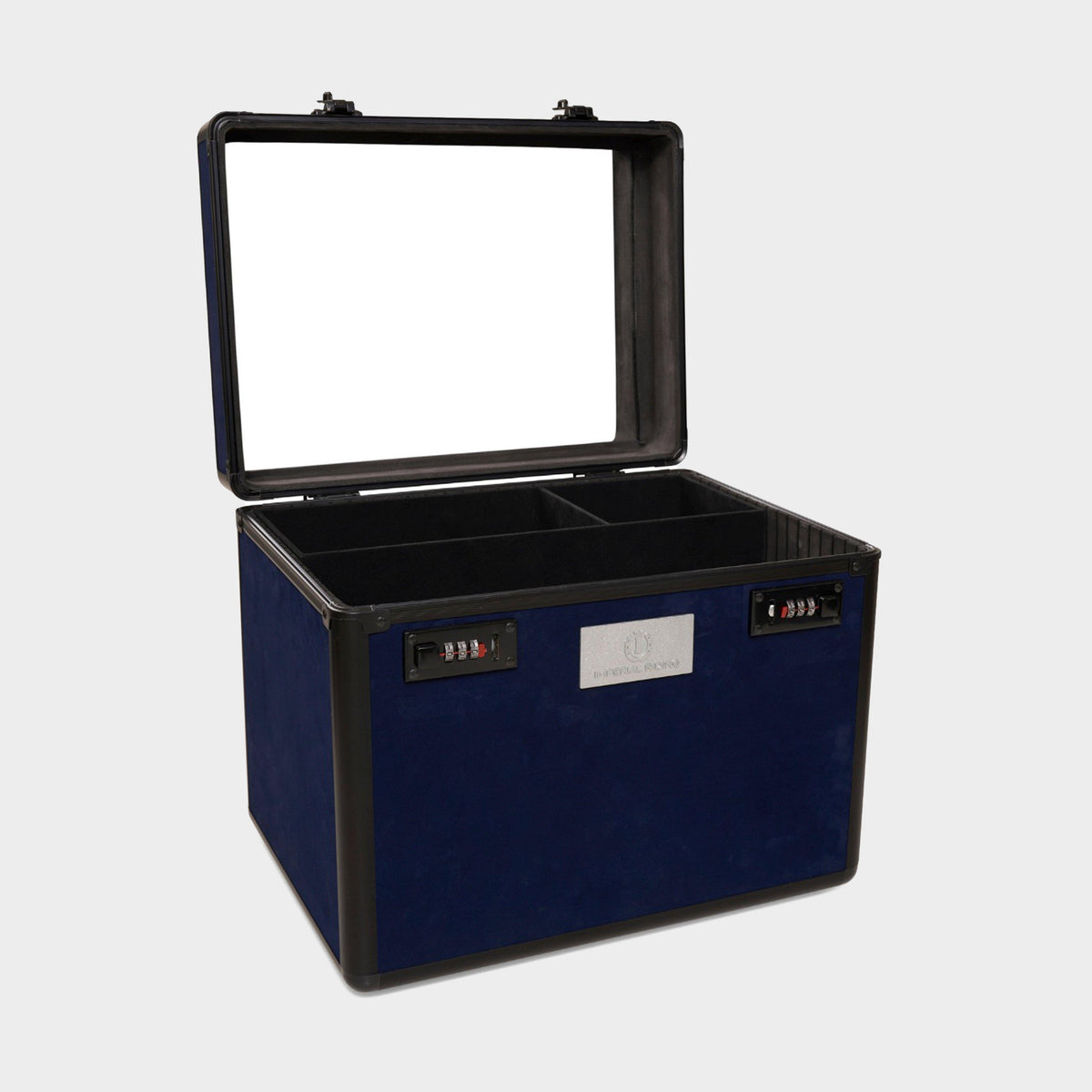 Shiny Flower Power Groom Box Navy