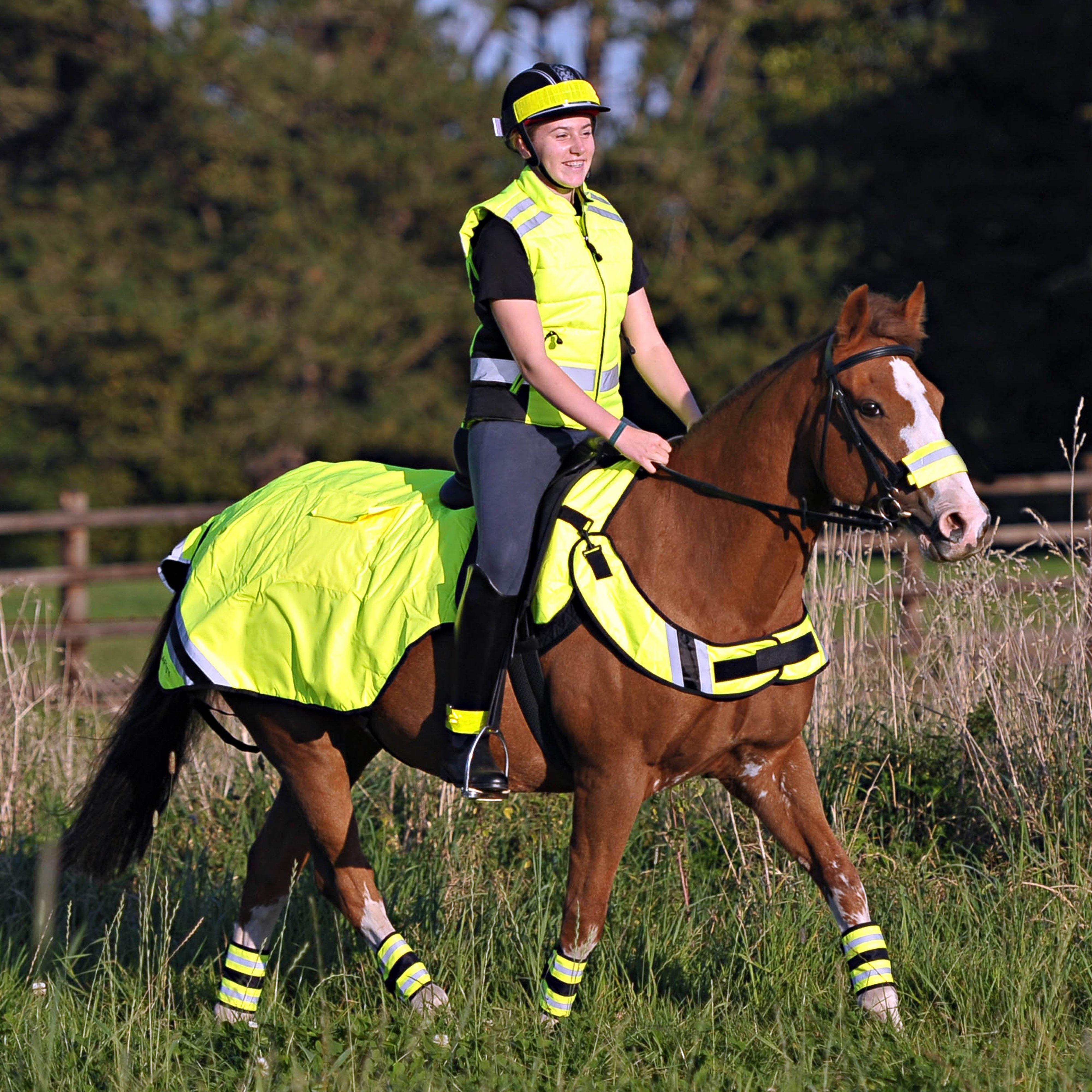 Winter Wrap Around Rug Yellow