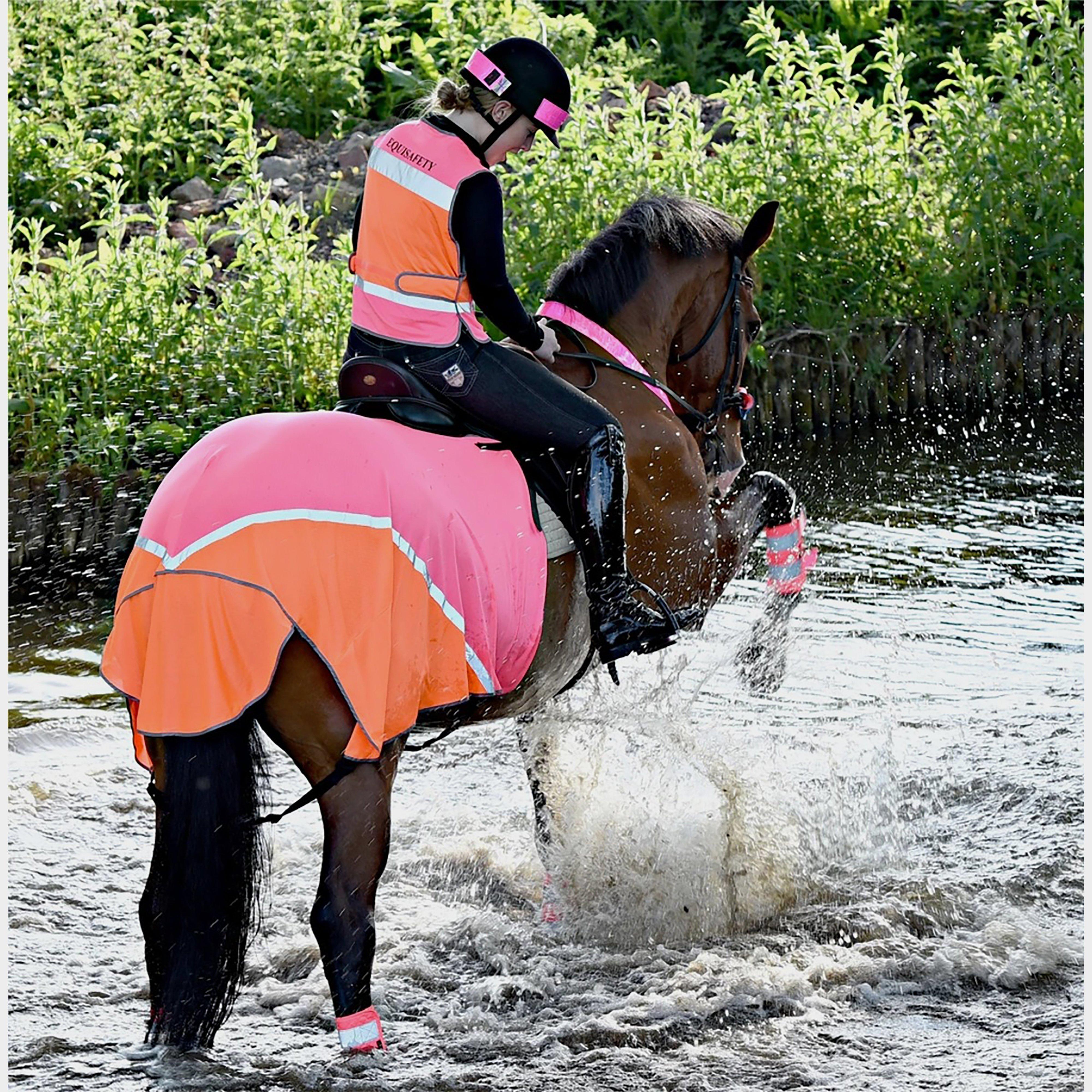 Charlotte Dujardin Multi-Coloured Quarter Sheet Pink/Orange