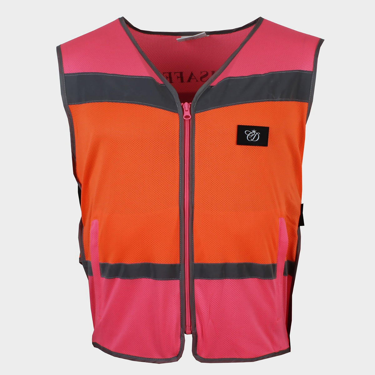 Charlotte Dujardin Multi-Coloured Waistcoat Pink/Orange